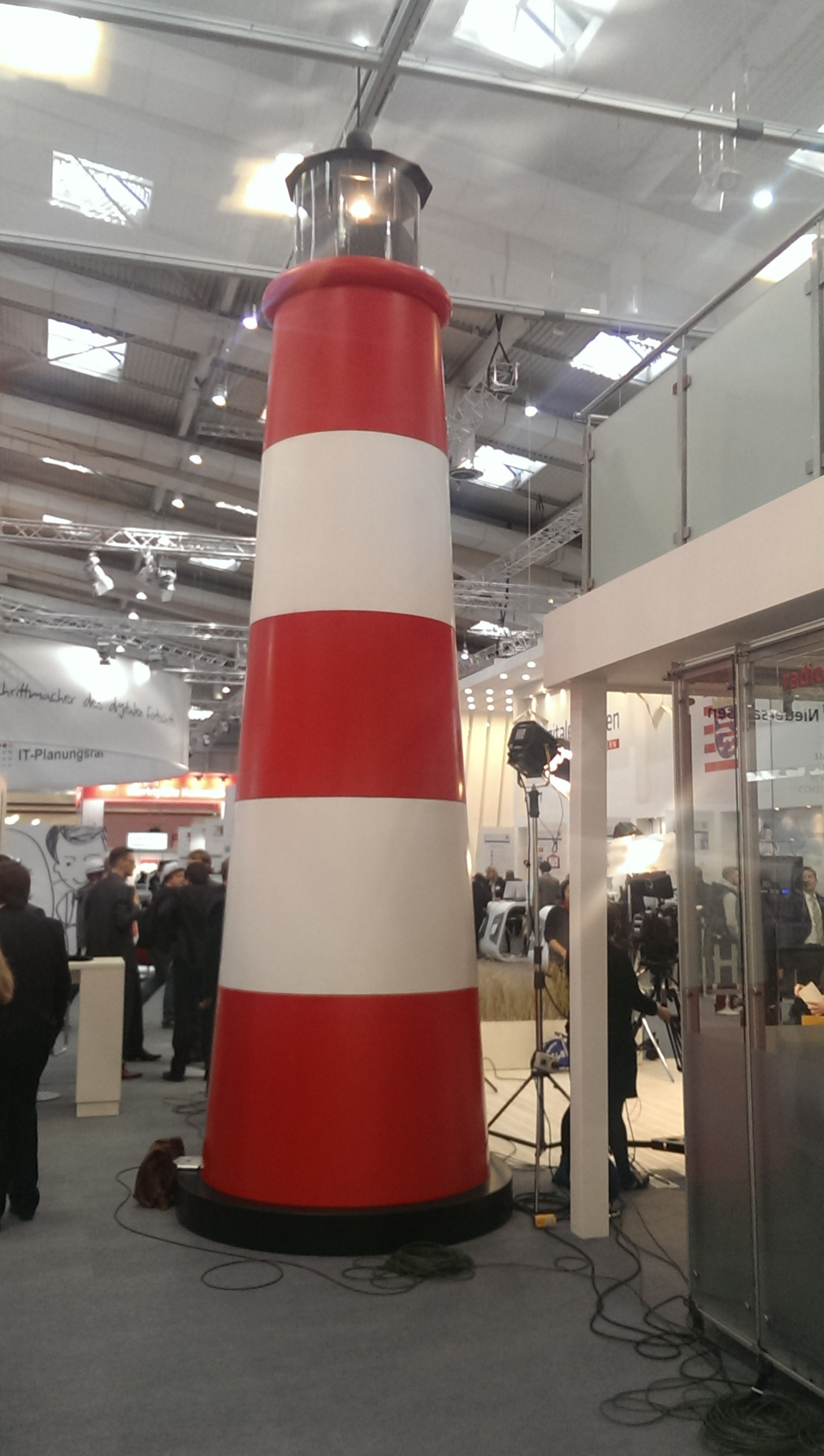 Lighthouse at booth