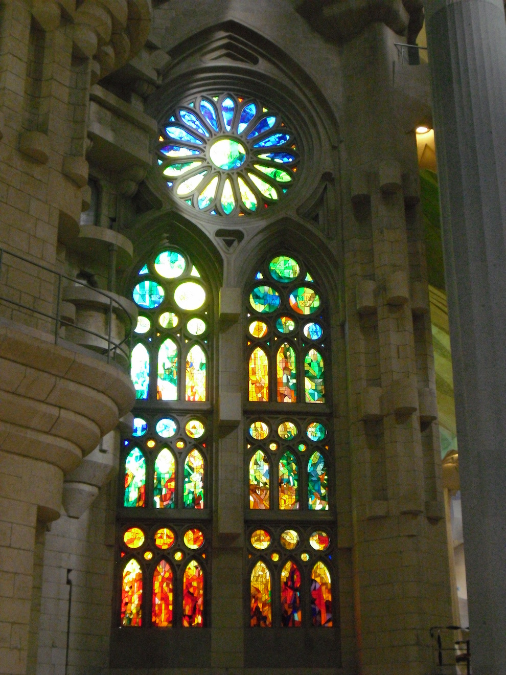 Inside famous La Sagrada Família